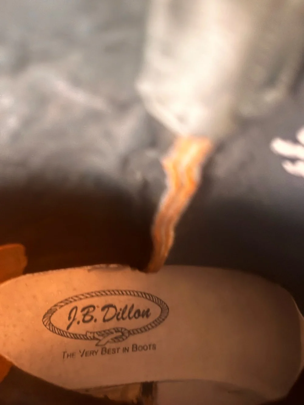 J.B. Dillon Two-Tone Cowboy Boots in Black & Brown - Picture 3 of 4